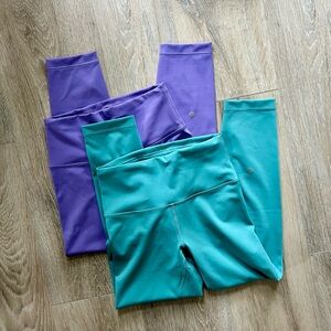 Lululemon wunder train HR crop 23” bundle
